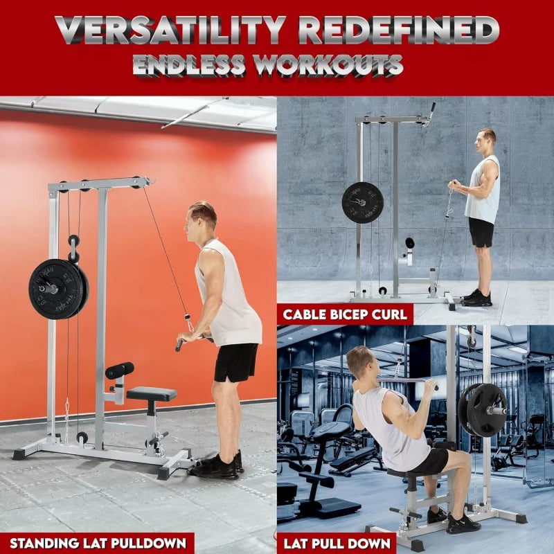 LAT Pull Down Machines,  Row  Machine, Tower - Premier Select Items 