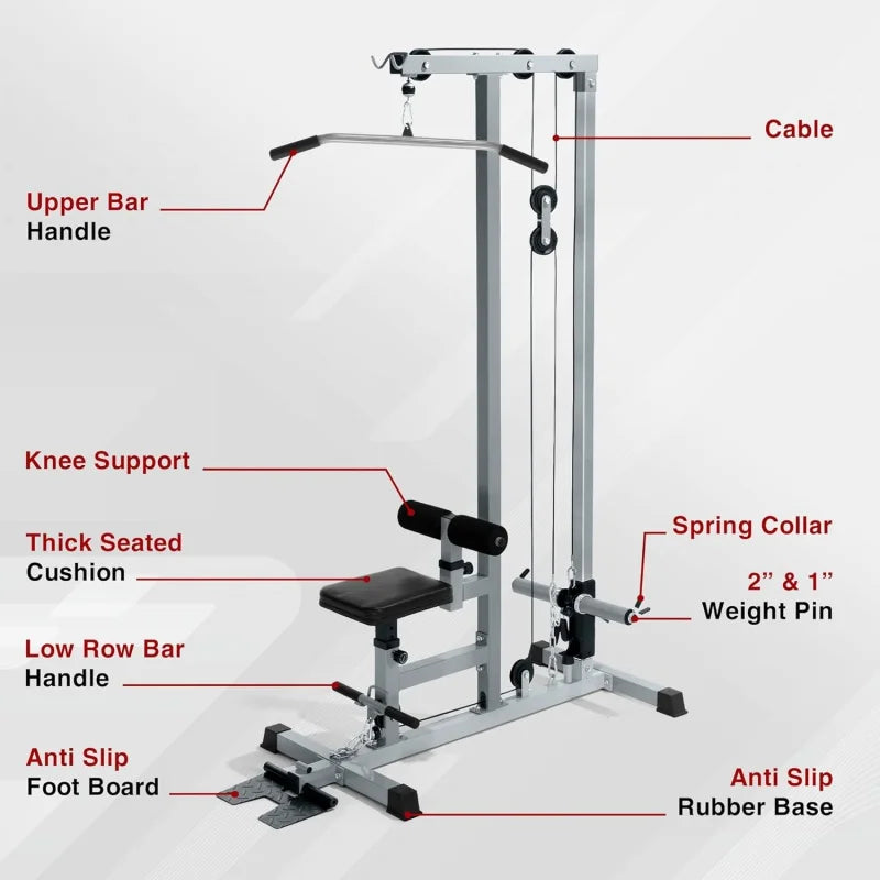 LAT Pull Down Machines,  Row  Machine, Tower - Premier Select Items 